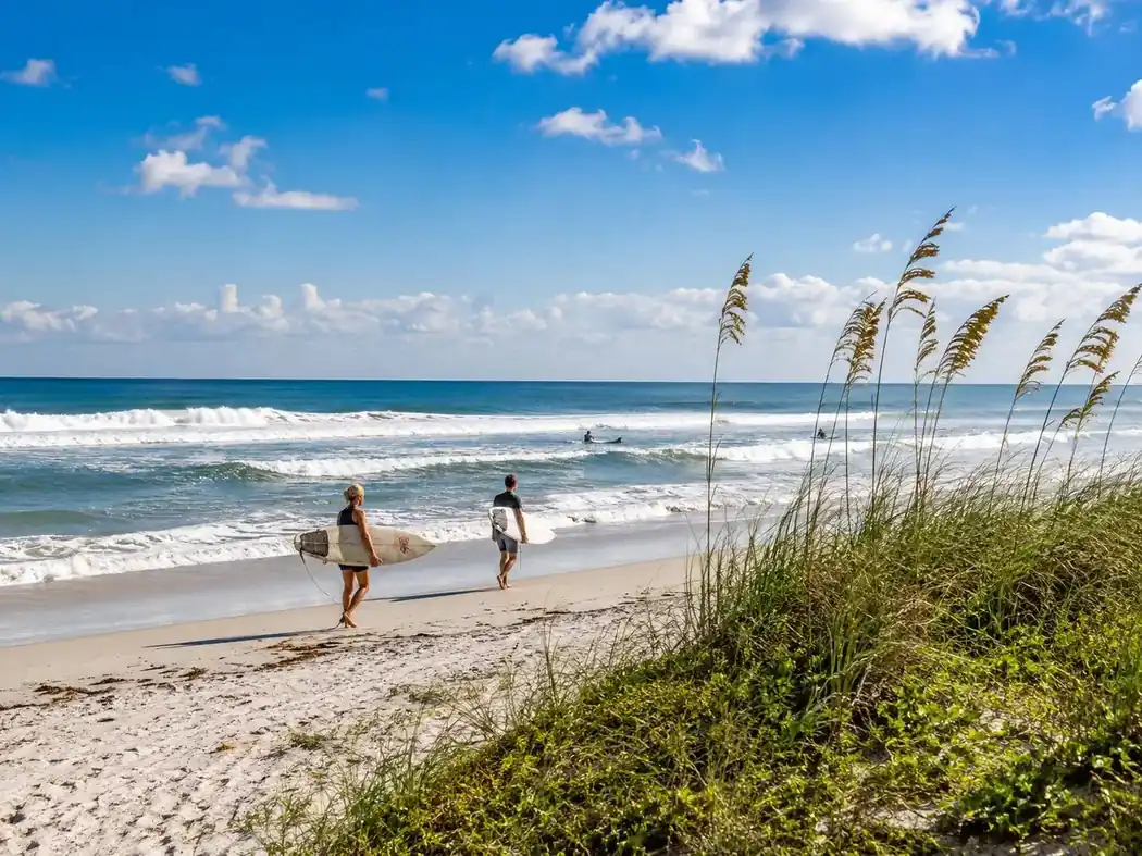 Surfing in New Smyrna Beach